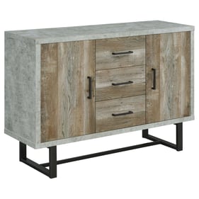 Coaster Furniture Abelardo Cement Weathered Oak Accent Cabinet