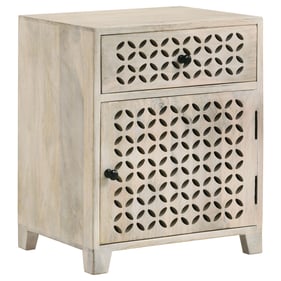 Coaster Furniture August White Washed Accent Cabinet