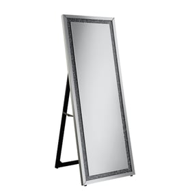 Coaster Furniture Novak Silver Rectangular Cheval Floor Mirror