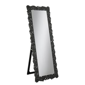 Coaster Furniture Mckay Smoke Grey Textural Frame Cheval Floor Mirror