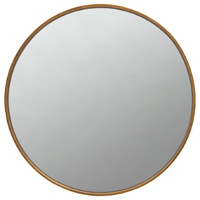 Coaster Furniture OMalley Brass Round Mirror Brass