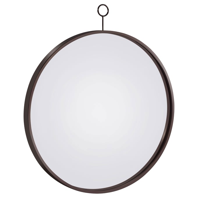 Coaster Furniture Gwyneth Black Nickel Round Wall Mirror CST-961495