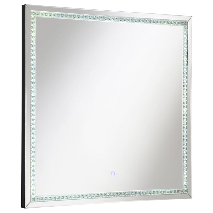 Coaster Furniture Noelle Square Wall Mirror with LED Lights CST-961506