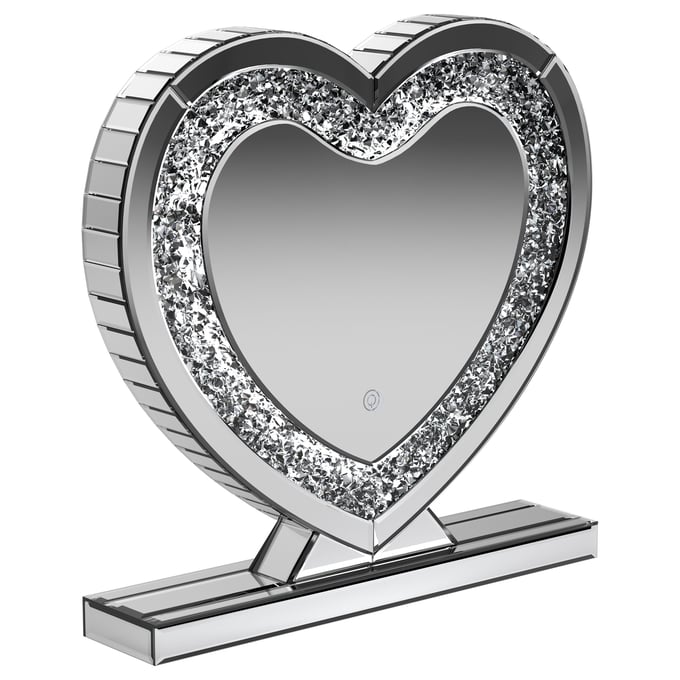 Coaster Furniture Euston Silver Heart Shape Table Mirror CST-961528