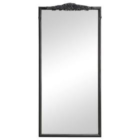 Coaster Furniture Sylvie Glossy Black Rectangular Floor Mirror