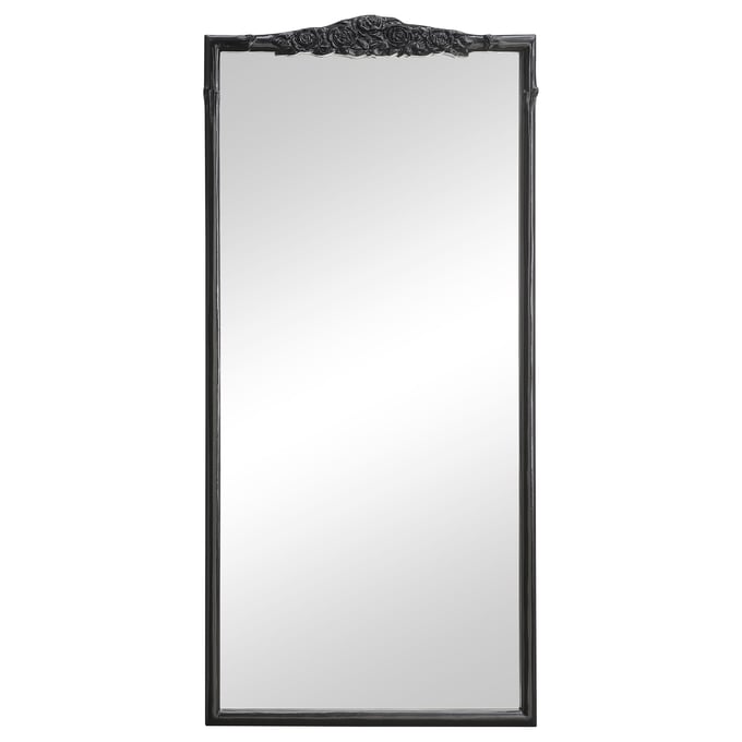 Coaster Furniture Sylvie Glossy Black Rectangular Floor Mirror CST-969532GBK