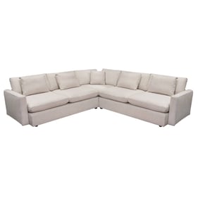 Diamond Sofa Arcadia Cream 3pc Corner Sectional