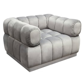 Diamond Sofa Image Grey Velvet Low Profile Chair