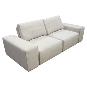 Diamond Sofa Jazz Barley Fabric Two Seater with Adjustable Backrests