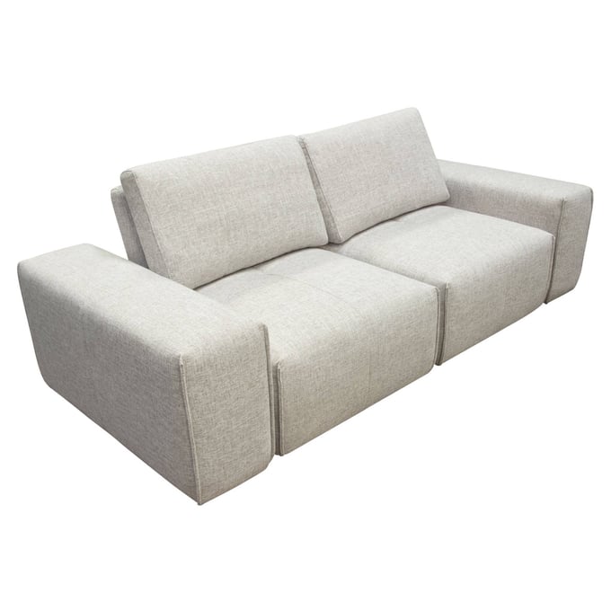 Diamond Sofa Jazz Barley Fabric Two Seater with Adjustable Backrests DMND-JAZZ2AC2ARLB