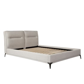 Diamond Sofa Leandro Mist Sand Low Profile King Bed