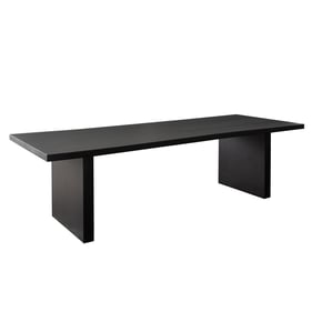 Diamond Sofa Sonoma Black 110 Inch Wood Dining Table