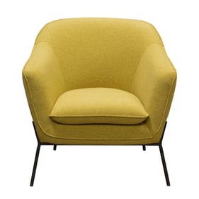 Diamond Sofa Status Yellow Fabric Accent Chair