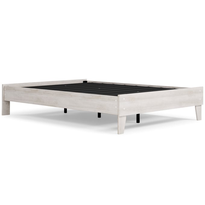 Ashley Furniture Paxberry Whitewash Full Platform Bed EB1811-112