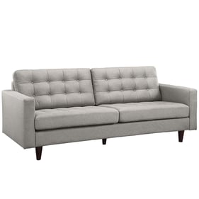 Modway Furniture Empress Light Gray Upholstered Sofa