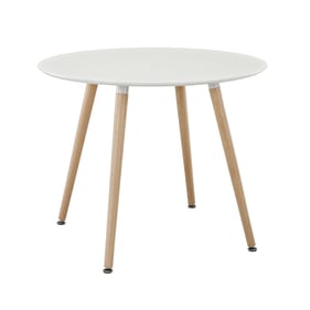 Modway Furniture Track White Circular Dining Table