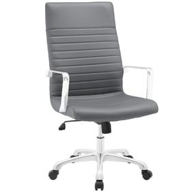 Modway Furniture Finesse Gray Highback Office Chair