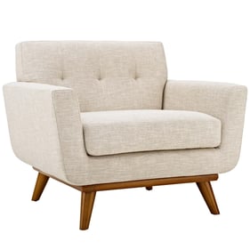 Modway Furniture Engage Beige Upholstered Armchair