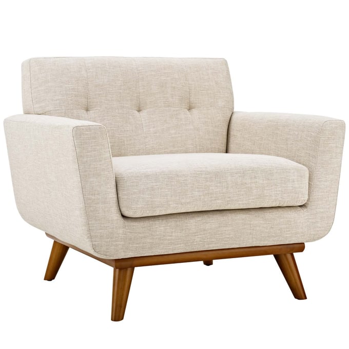 Modway Furniture Engage Beige Upholstered Armchair EEI-1178-BEI