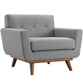 Modway Furniture Engage Gray Upholstered Armchair