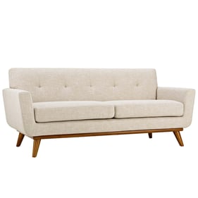 Modway Furniture Engage Beige Upholstered Loveseat