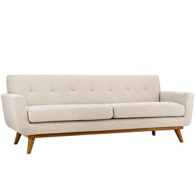 Modway Furniture Engage Beige Upholstered Sofa