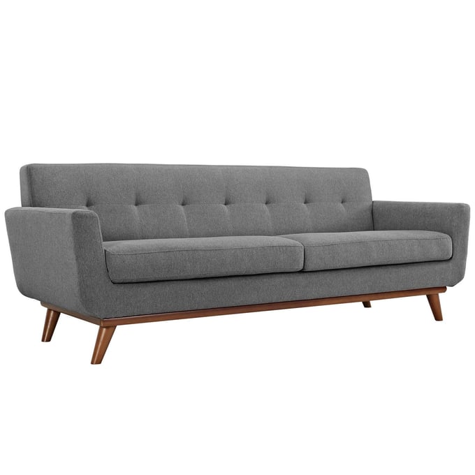 Modway Furniture Engage Gray Upholstered Sofa EEI-1180-GRY