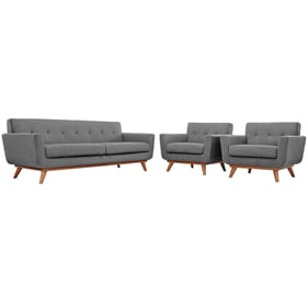 Modway Furniture Engage Gray 3pc Armchairs and Sofa Set