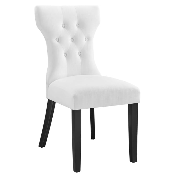 Modway Furniture Silhouette White Dining Side Chair EEI-1380-WHI