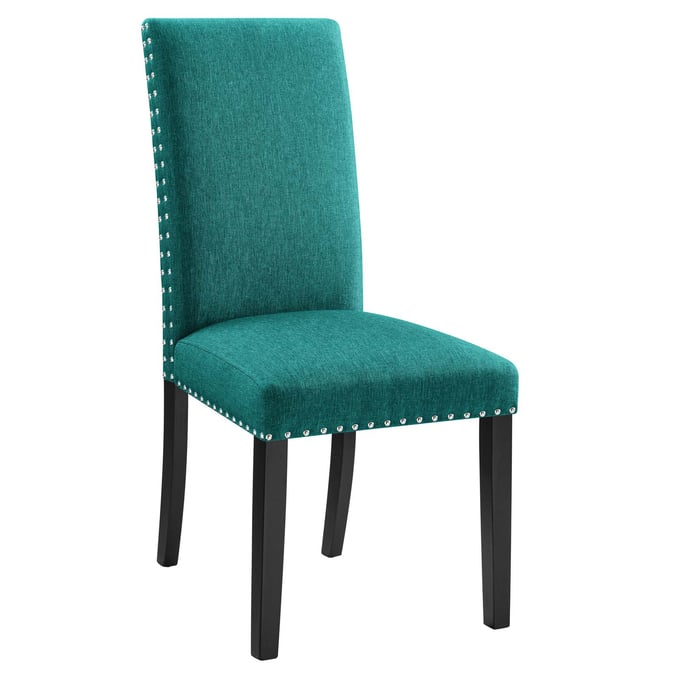 Modway Furniture Parcel Teal Fabric Dining Side Chair EEI-1384-TEA