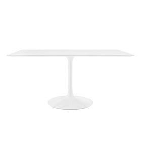 Modway Furniture Lippa White 60 Inch Rectangle Dining Table