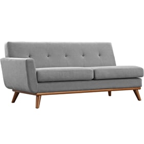 Modway Furniture Engage Expectation Gray Left Arm Loveseat