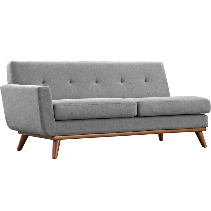 Modway Furniture Engage Expectation Gray Left Arm Loveseat EEI-1795-GRY