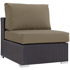 Modway Furniture Convene Espresso Mocha Convene Outdoor Patio Armless