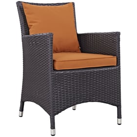 Modway Furniture Convene Orange Dining Outdoor Patio Armchair