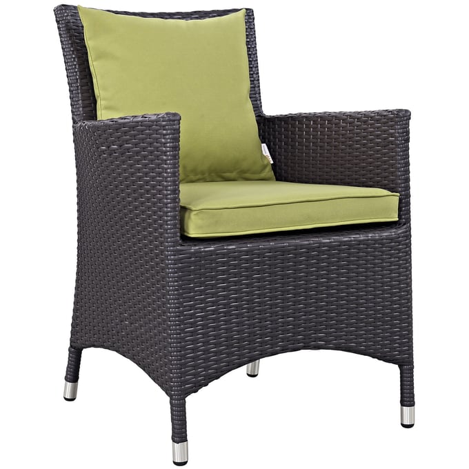 Modway Furniture Convene Peridot Dining Outdoor Patio Armchair EEI-1913-EXP-PER