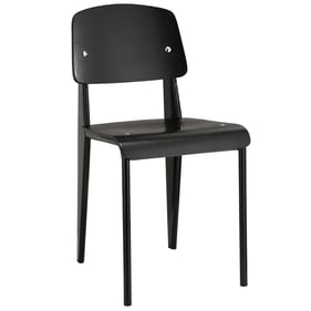 Modway Furniture Cabin Black Dining Side Chair