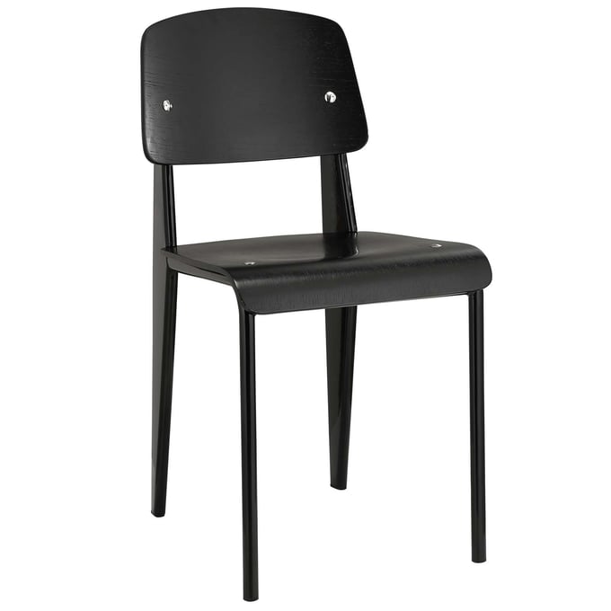 Modway Furniture Cabin Black Dining Side Chair EEI-214-BLK-BLK