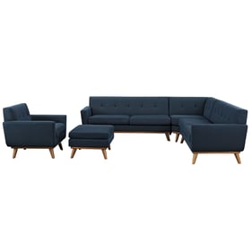 Modway Furniture Engage Azure 5pc Sectional