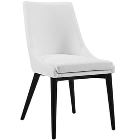 Modway Furniture Viscount White Leather Dining Chair