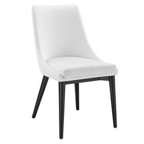 Modway Furniture Viscount White Fabric Dining Chair