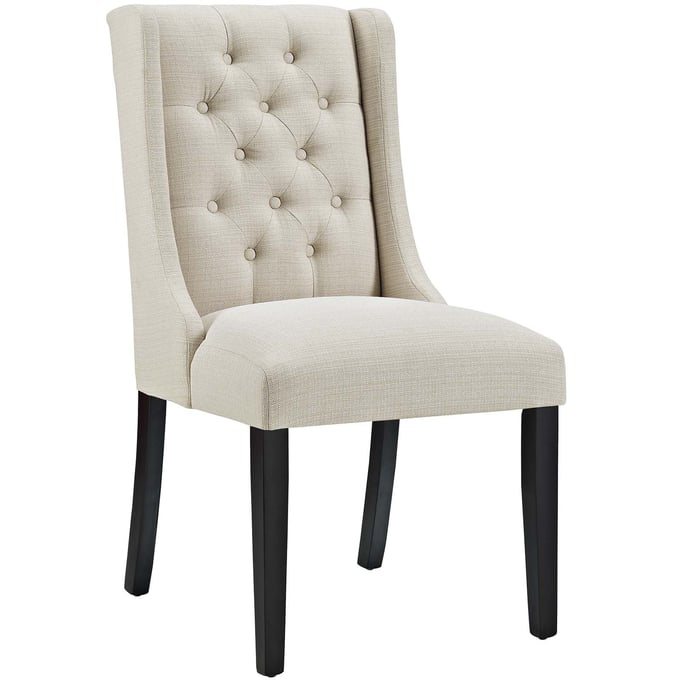 Modway Furniture Baronet Beige Fabric Dining Chair EEI-2235-BEI