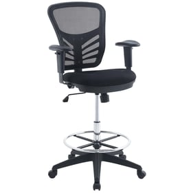 Modway Furniture Articulate Black Drafting Chair