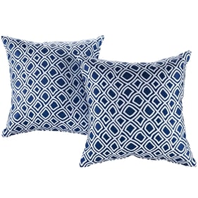 2 Modway Furniture Blue Outdoor Patio Pillows