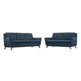 Modway Furniture Beguile Azure 2pc Living Room Set