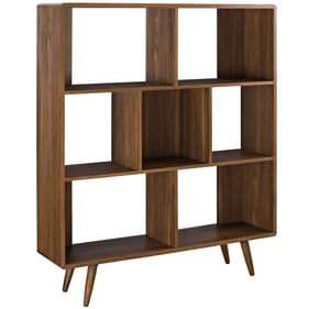 Modway Furniture Transmit Walnut Bookcase