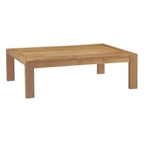 Modway Furniture Upland Natural Outdoor Patio Wood Coffee Table