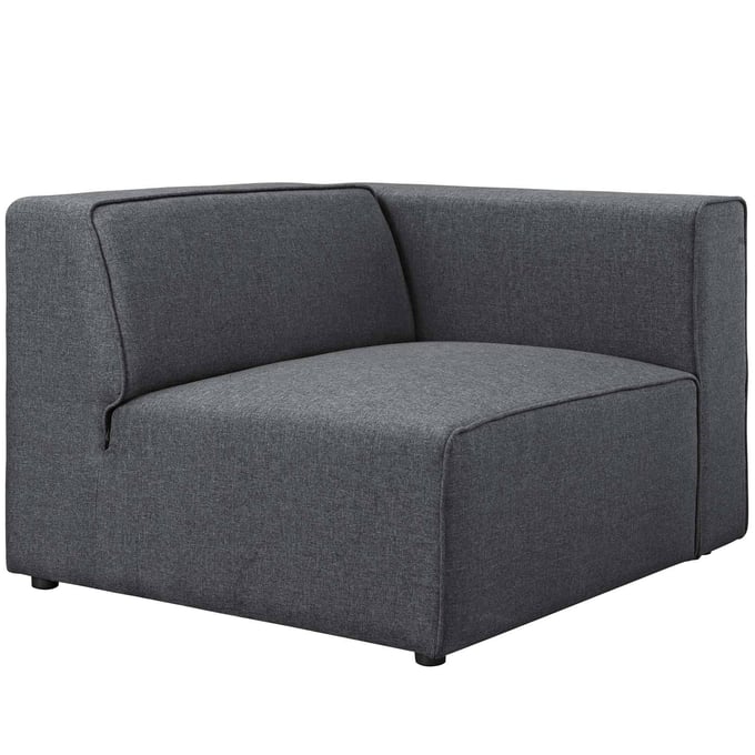 Modway Furniture Mingle Gray Right Facing Sofa EEI-2722-GRY