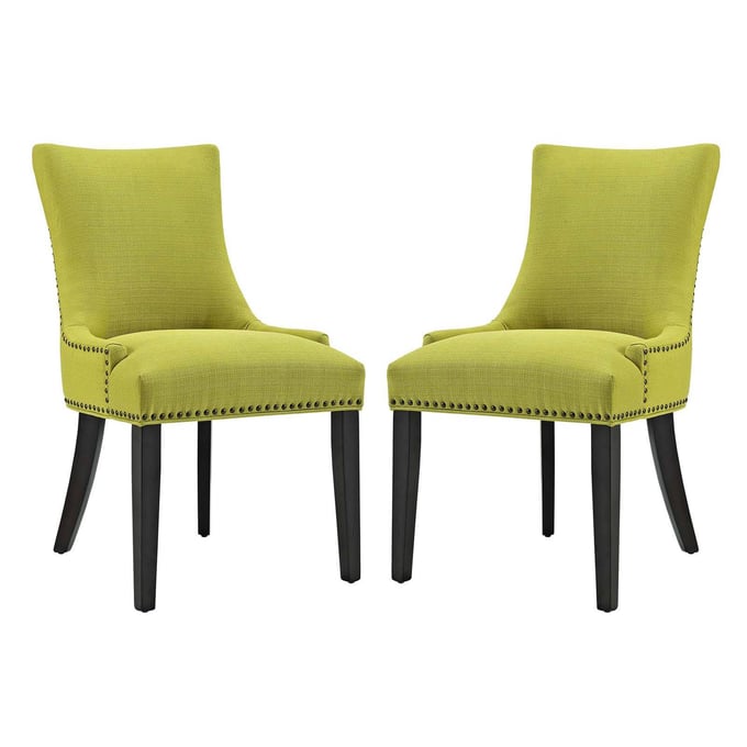 2 Modway Furniture Marquis Wheatgrass Dining Side Chairs EEI-2746-WHE-SET