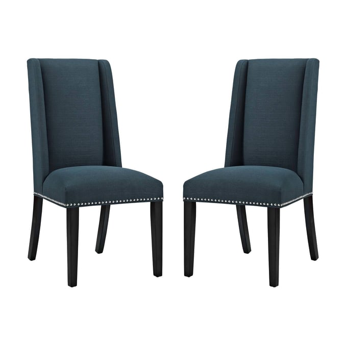 2 Modway Furniture Baron Azure Dining Chairs EEI-2748-AZU-SET